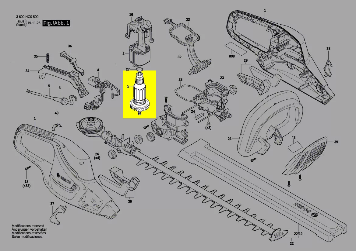Induit réf. 2 609 007 851 Bosch